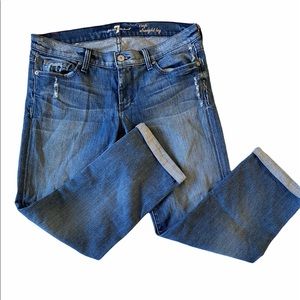 Seven for all man kind crop jeans size 30